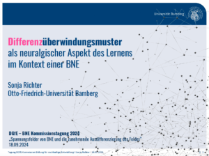 Read more about the article Differenz als neuralgischer Aspekt einer Bildung für nachhaltige Entwicklung (BNE) [Vortrag]